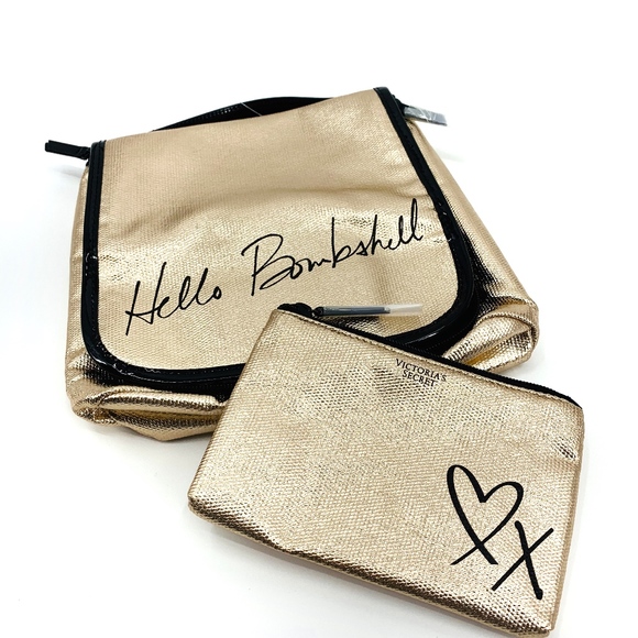 Victoria's Secret Handbags - Victoria's Secret Bombshell Travel Make Up Bag Set